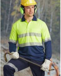 Men's Cooldry® Segmented Polo L/S